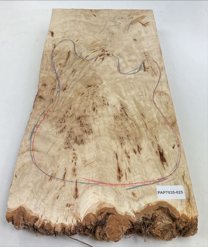 Body Poplar Burl Unique Piece #025 2-pc. 47 mm